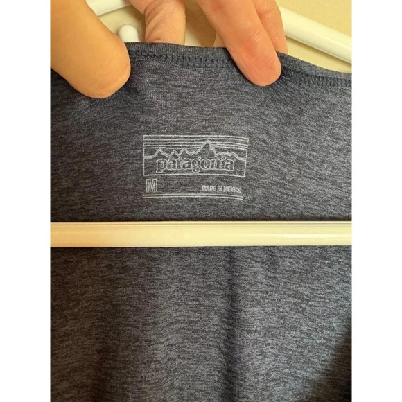 Patagonia Seabrook Bandha Knot Front Activewear Casual Dress in Blue Size Medium - Picture 4 of 10